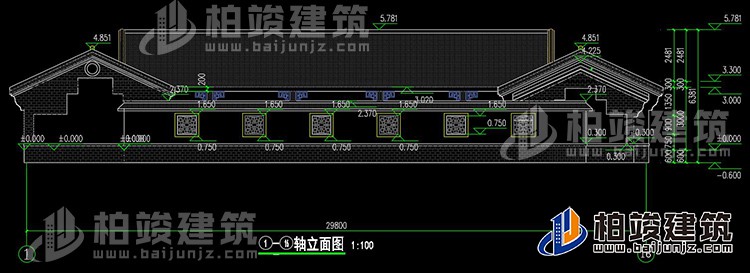 正立面图